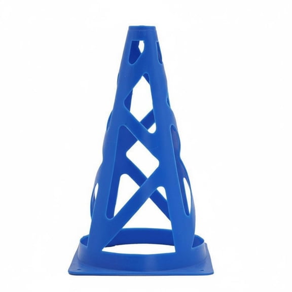 Lazsy Training Cone Stackable Training Cones High Visibility Colors Basketball Drill Cone for Coaches, Kids, Gym, Playground, Backyard