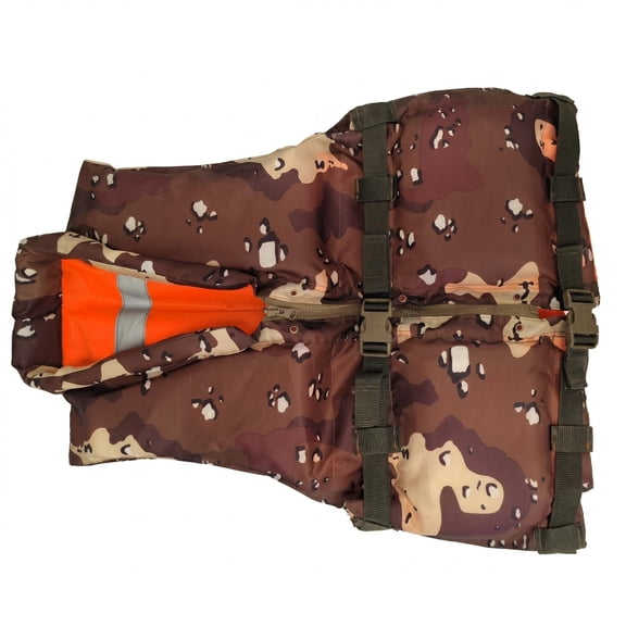 Lazsy Training Flotation Device High Flotation Device Orange Lining Gear, Desert Camo