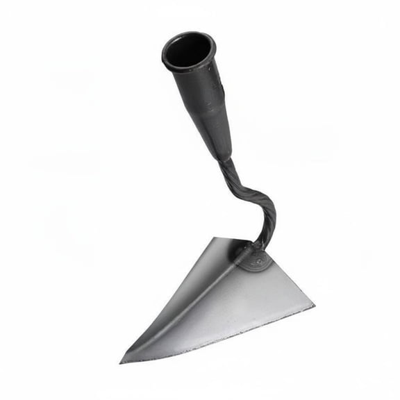 Lazsy Triangular Hoe Manganese Steel Narrow Point Hoe a Piece Forging Agricultural Implement for Farmers, Gardeners, Soil Loosening, Farming, Planting