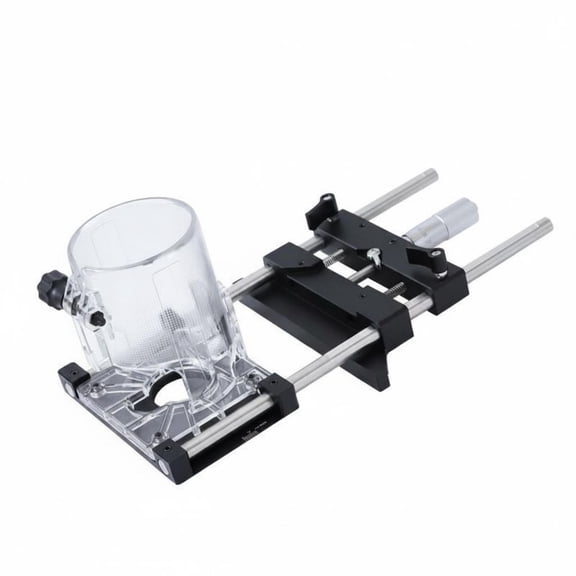 Lazsy Trim Router Edge Guide Fine Adjustment Router Straight Guide Adjustable Carpentry Tool for Woodworkers, Carpenters, Workshop, Fine-tuning Backer