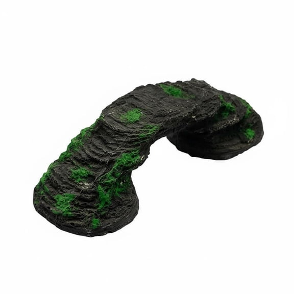 Lazsy Turtle Basking Ramp Realistic Design Resin Aquarium Bridge Tank Cave for Aquarists