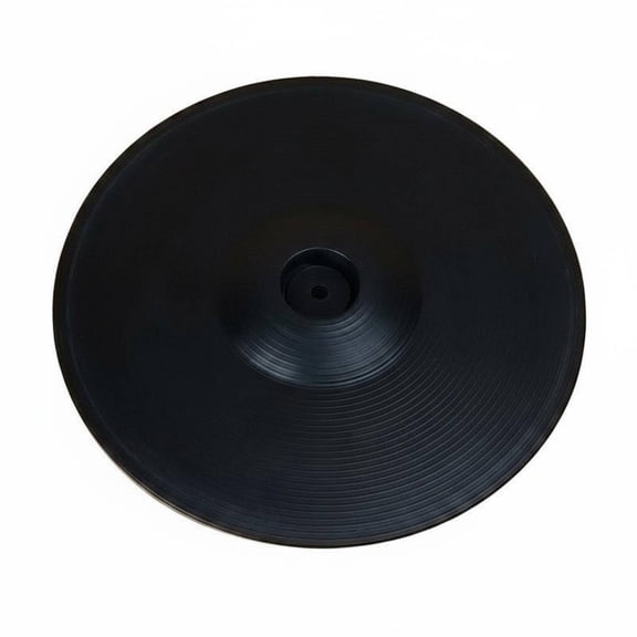 Lazsy Two-zoneZone Cymbal Pad Single Trigger Electronic Cymbal Pad Universal Compatibility Musical Equipment