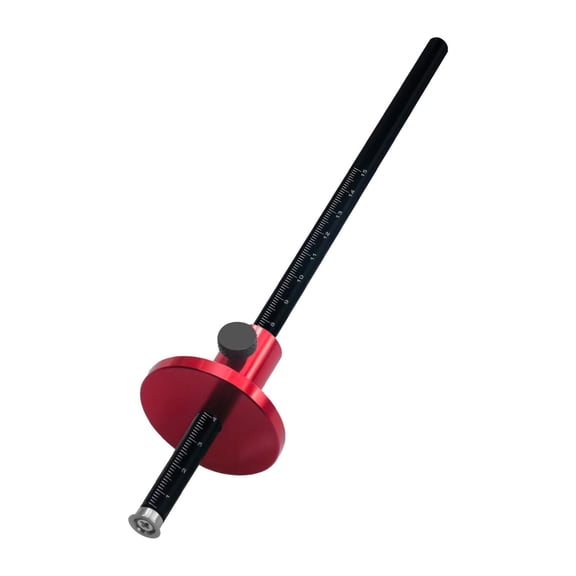 Lazsy Wheel Marking Gauge European Style Quick Measurement Aluminum Alloy Woodworking