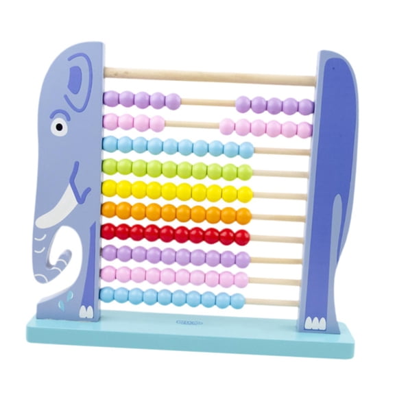 Lazsy Wooden Abacus Math Manipulatives Ten Frame Set Development Math Toy Educational