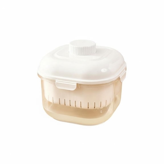 Lazsy Yogurt Strainer Press Greek Yogurt Maker Edible-grade Whey Separator Container for Dips Spreads Snacks