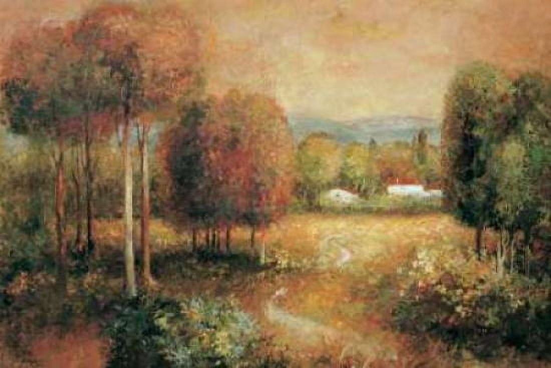 Lazy Afternoon Berkshires Canvas Art - Adam Rogers (12 x 18)