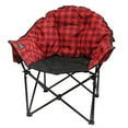 thumbnail image 1 of Lazy Bear Chair, Red Plaid, 1 of 1