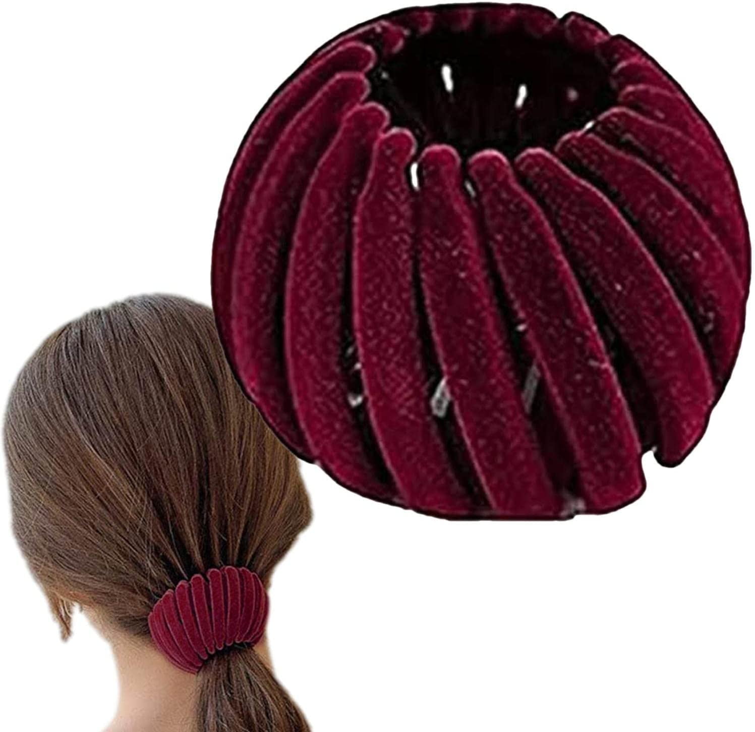 Lazy Bird's Nest Plate Hairpin Birds Nest Magic Hair Clip Expandable