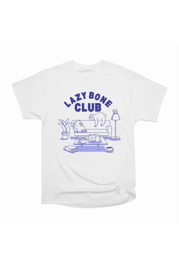 Lazy Bone Club T-Shirt Tee Gift For Him Merch For Her Apparel For Friend