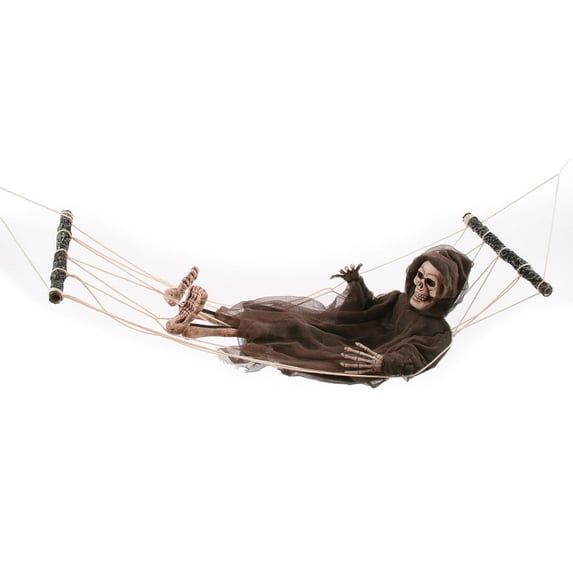 Lazy Bones Decoration, 64" Reaper Halloween Decoration By Fun World