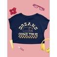 thumbnail image 1 of Lazy Cat Dreams Come True Crop Tee Women's -SelectDesign Designs, 1 of 4