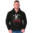 thumbnail image 1 of Lazy Chillin Out Couch Potato Skull Hoodie Sweatshirt Women Men Brisco Brands X, 1 of 6