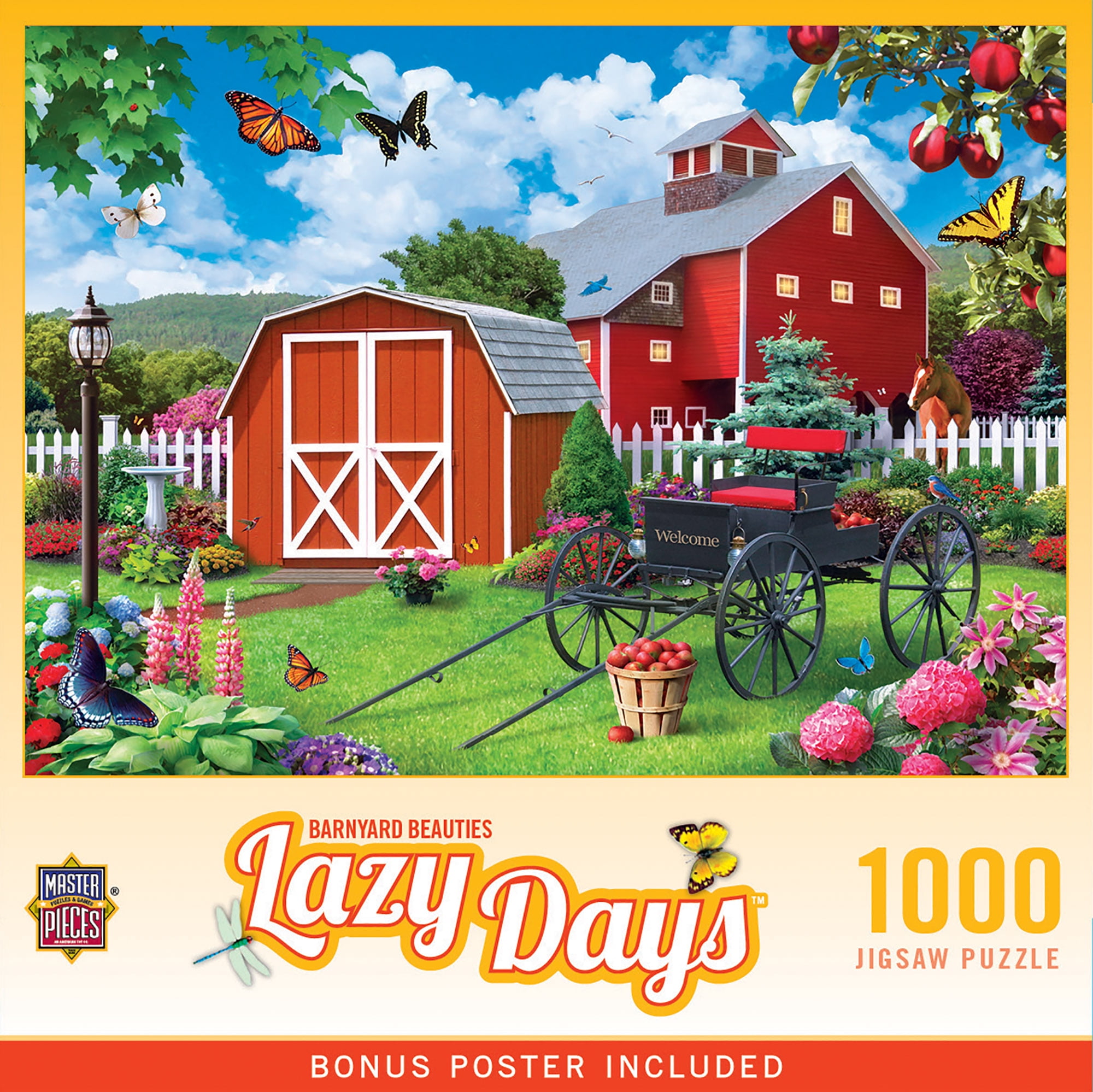 Lazy Days - Barnyard Beauties 1000 Piece Puzzle
