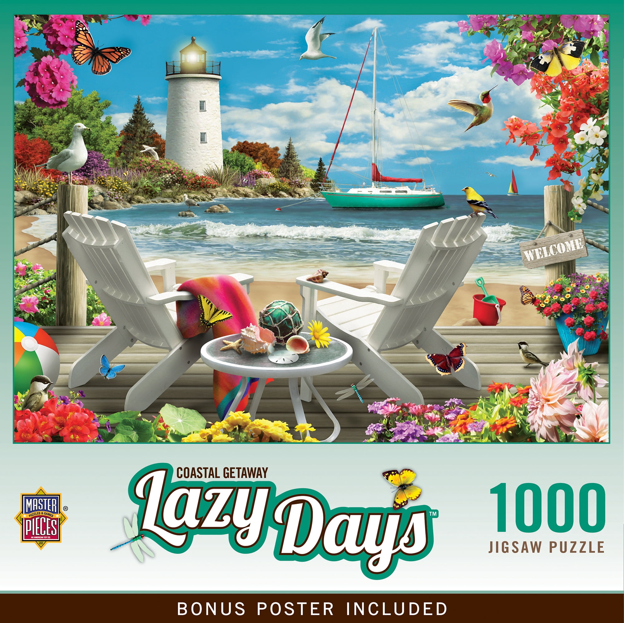 Lazy Days - Coastal Escape 1000 Piece Puzzle