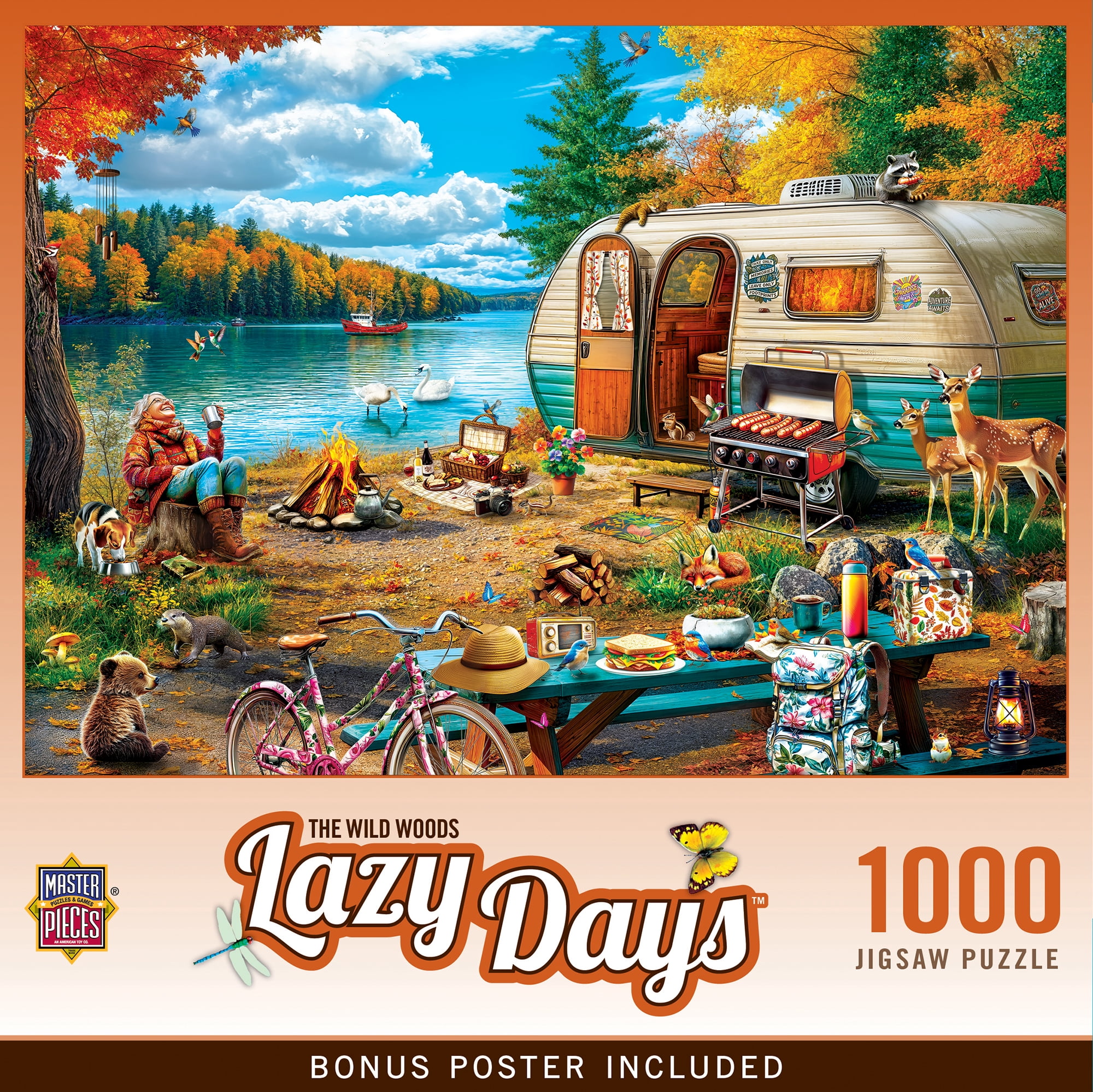 Lazy Days - The Wild Woods 1000 Piece Puzzle