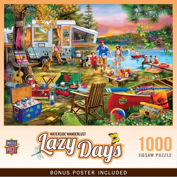 Lazy Days - Waterside Wanderlust 1000 Piece Puzzle