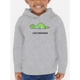 thumbnail image 1 of Lazy Dino Cute Apatosaurus  Hoodie Toddler -Image by Shutterstock,  2 Toddler, 1 of 4