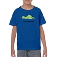 thumbnail image 1 of Lazy Dino Cute Apatosaurus  T-Shirt Juniors -Image by Shutterstock,  x-Small, 1 of 4