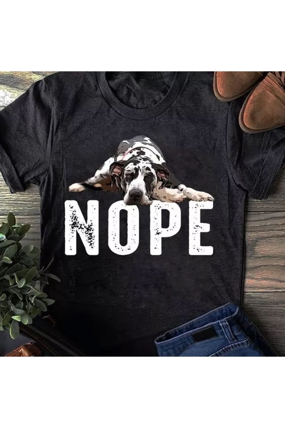 Lazy Dog Great Dane Nope Lover Vintage Cute Great Danes Great Dane - Gift For Do Unisex S-5XL Hot Trending Shirt, Vintage Birthday Gift