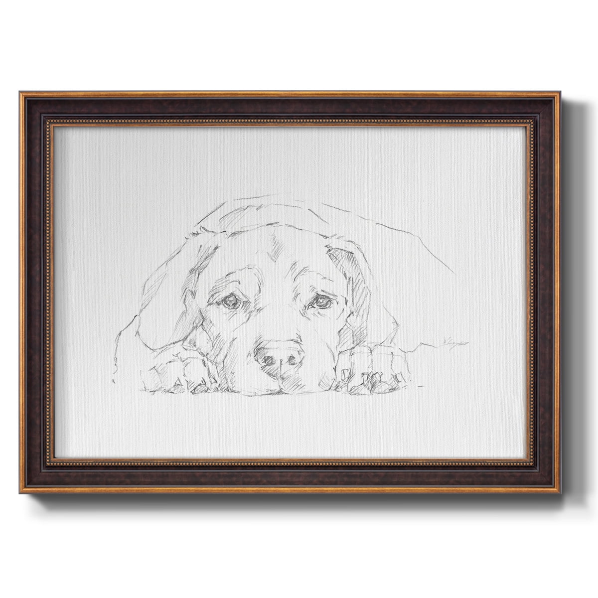 Lazy Dog III Premium Framed Canvas- Ready to Hang