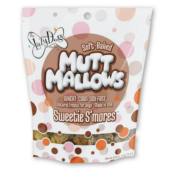 Lazy Dog Cookie 142014 5 oz Mutt Mallows Sweetie Smores Soft-Baked Dog Treat
