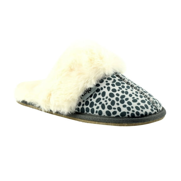 Lazy Dogz Womens Dane Faux Suede Slippers