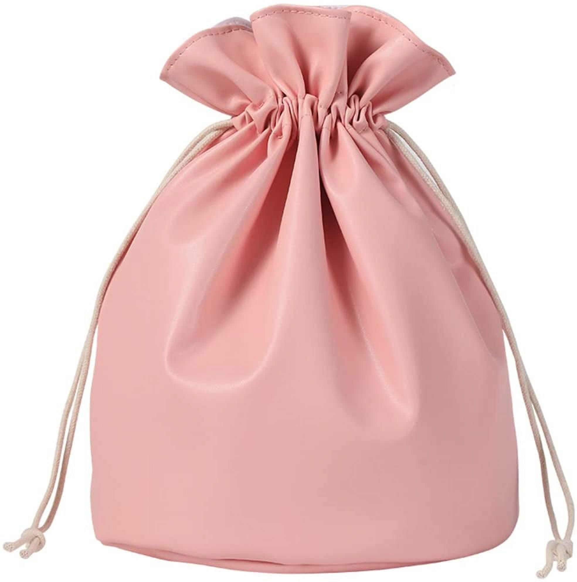 Lazy Drawstring Makeup Bag,Drawstring Waterproof Cosmetic Bucket Bag  Multifunctional Toiletry Bag Cosmetic Bag Makeup Bag Small Cosmetic  Organizer Travel Makeup Pouch 