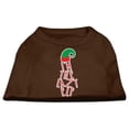 thumbnail image 1 of Lazy Elf Screen Print Pet Shirt, Brown - Medium - Size 12, 1 of 1