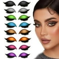thumbnail image 1 of Lazy Eye Shadow Eyelash Patch,Eyeshadow Eyelash Stickers, 3-in-1 Self-Adhesive Reusable Fast Eye Makeup Stickers with False Lashes, Shadow, Eyeliner, for Party, Prom 1PC-Purple, 1 of 9