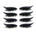 thumbnail image 1 of Lazy Eyeshadow Patches, 4 Pairs Adhesive False Eyelashes, 2 in 1 Reusable Eyeshadow and Eyelash Stickers, Natural Waterproof for Party and Prom, 1 of 7