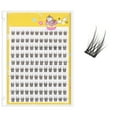 Lazy False Eyelashes 10 In Hard Box Large Flower Roll Segmented Glue