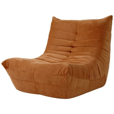 Bean Bag Chair, Neche Floor Sofa Couch Chair for Teen Adults, Soft Cozy Tatami, Fireside Reading Chair for Living Room Bedroom - Brown