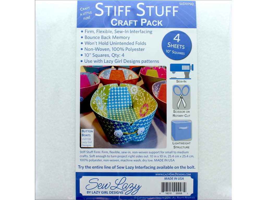 Amazon.com: Lazy Girl Design Interfacing 22x36 Face-It Soft