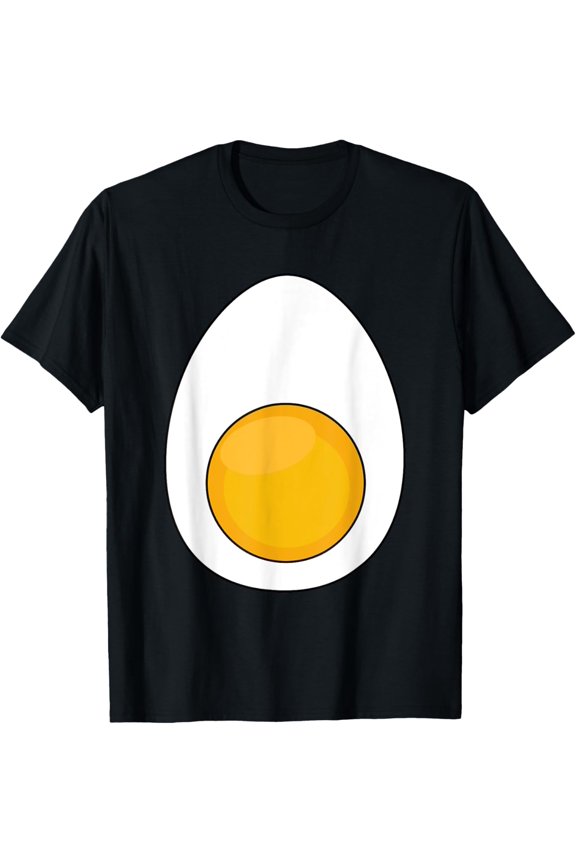 Lazy Halloween Costume Devil Horns Food Lover Deviled Egg T-Shirt