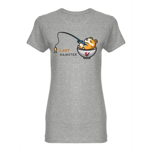 Lazy Hamster Shaped T-Shirt Women -Image by Shutterstock, Female XX-Large