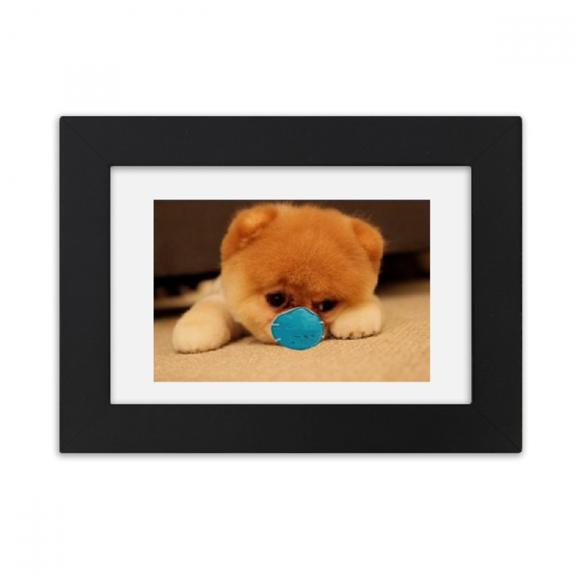 Lazy Head Lovely Pet Dog Expression Desktop Photo Frame Ornaments Picture Art Painting