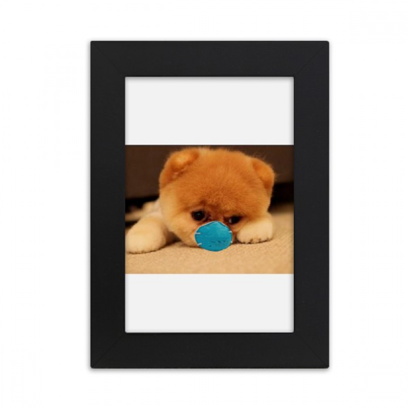 Lazy Head Lovely Pet Dog Expression Desktop Photo Frame Picture Display Art Painting Exhibit