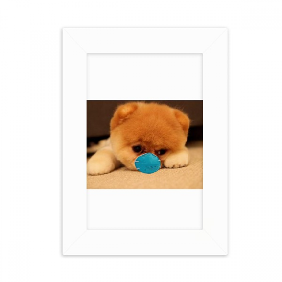 Lazy Head Lovely Pet Dog Expression Desktop Photo Frame Picture Display Decoration Art Painting