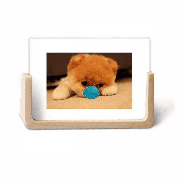 Lazy Head Lovely Pet Dog Expression Photo Wooden Photo Frame Tabletop Display