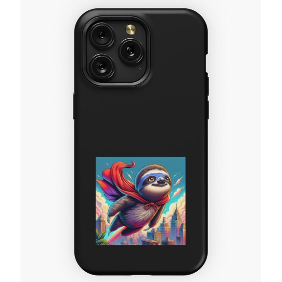 Lazy Hero Funny Superhero Sloth G5804 Phone Case for iPhone17 16 15 14 13 12 11 Pro Max