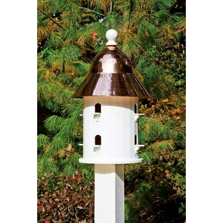 Lazy Hill Farm Designs Bell Bird House, Pure Copper and Vinyl