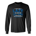thumbnail image 1 of Lazy Is Such An Ugly Word I Prefer Selective Participation Sarcastic Novelty Gift Idea Adult Humor Funny Men's Long Sleeve Shirts, 1 of 3