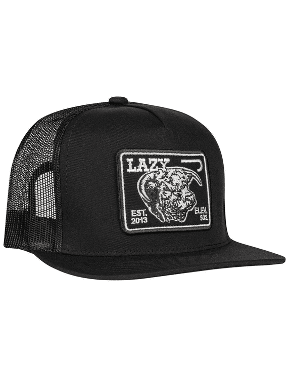 Lazy J Ranch Black Elevation Classic Five Panel Trucker Hat