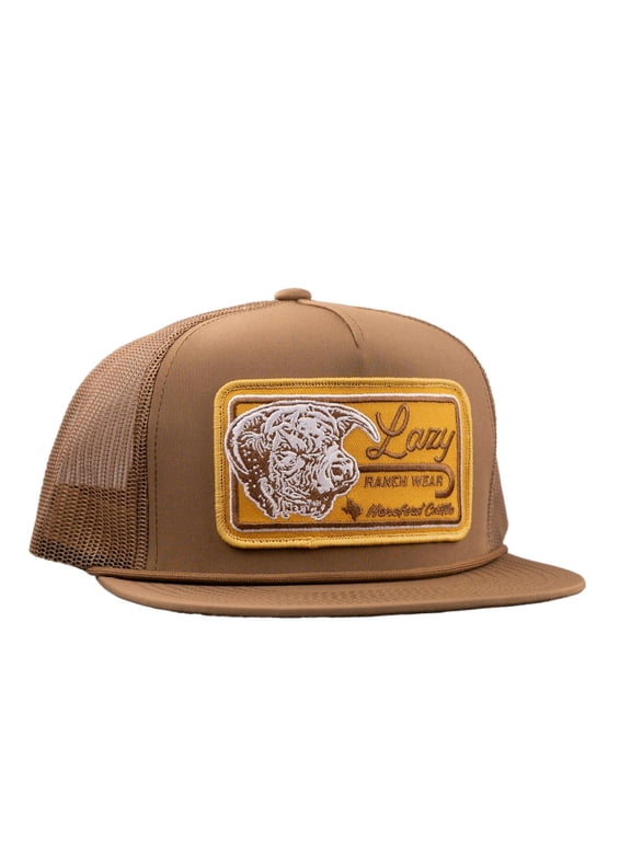 Lazy J Ranch Coyote Brown Dust Storm Classic Rope Trucker Hat