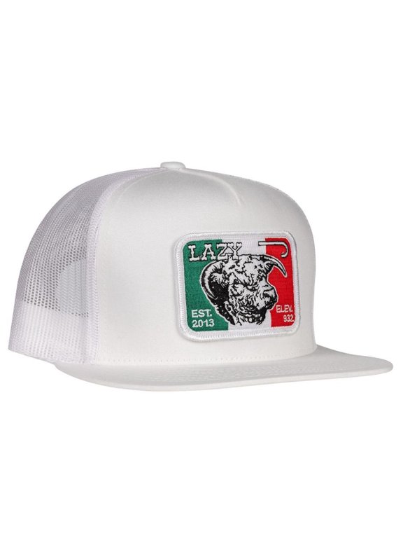 Lazy J Ranch White Mexico Elevation Classic Five Panel Trucker Hat