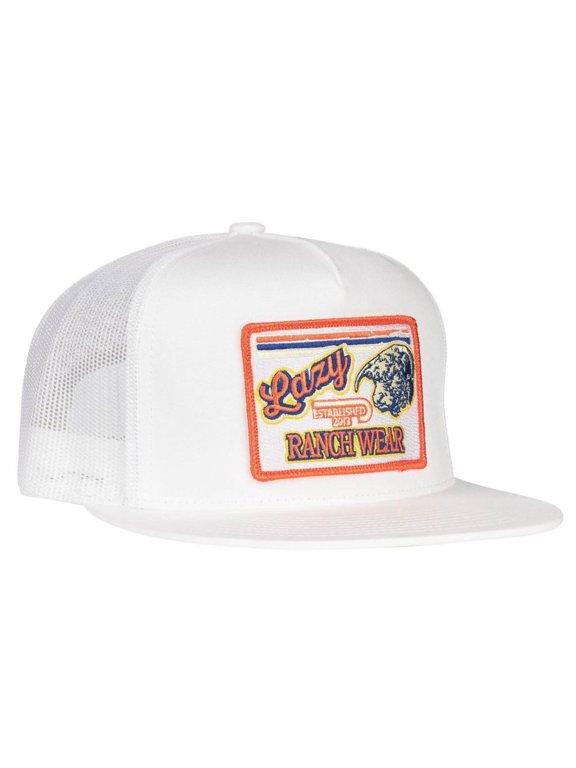 Lazy J Ranch White Retro Hereford Classic Five Panel Trucker Hat