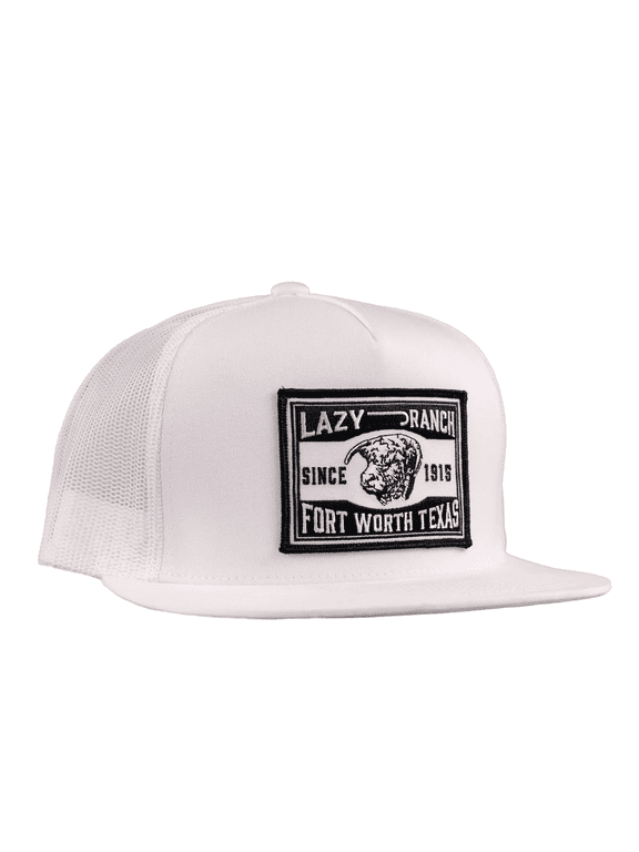 Ranch White Fort Worth Classic Five Panel Trucker Hat
