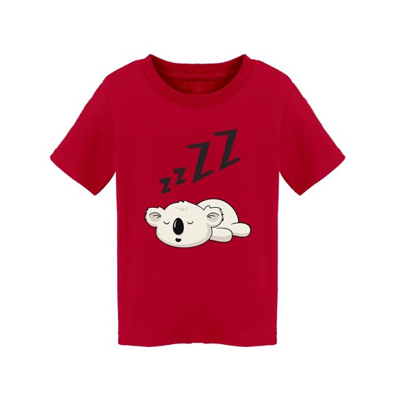 Lazy Koala Cartoon T-Shirt Toddler -Image by Shutterstock, 3 Toddler
