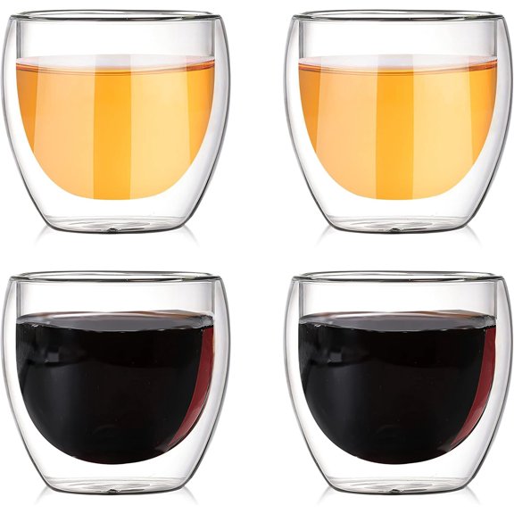 Lazy Kungfu Drip TeaPot, Heat Resistant Set, Semi-Automatic Glass Teapot Suit for Water Flow Wooden Glass Teapot Set (Teacup)