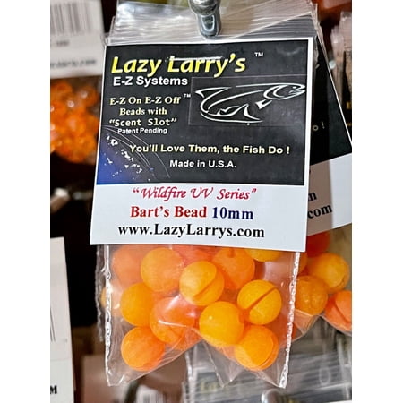 Lazy Larry's EZ System Slotted Fishing Beads 7mm (Barts Bead)